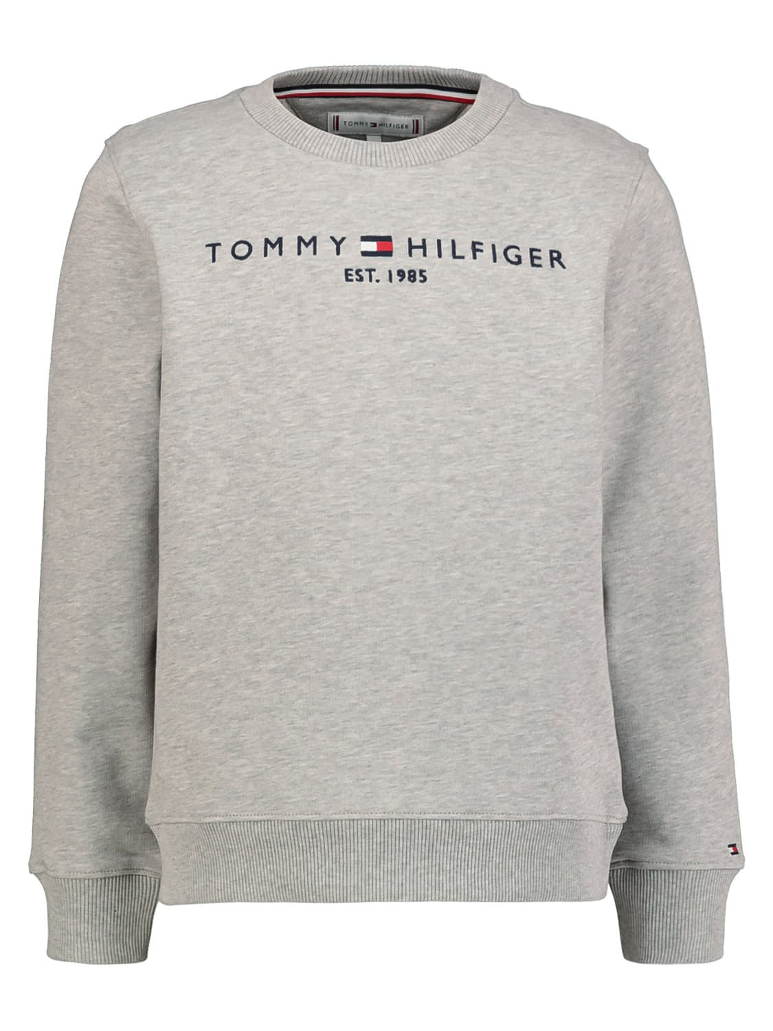 Grey sweatshirt tommy hilfiger sale