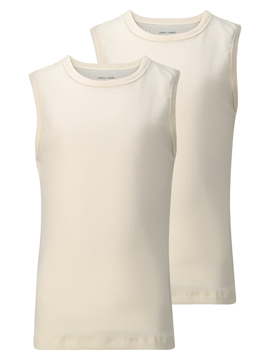 Gray Label Kids undershirt 2-Pack White in White 3306956672-1.jpg | NICKIS.com