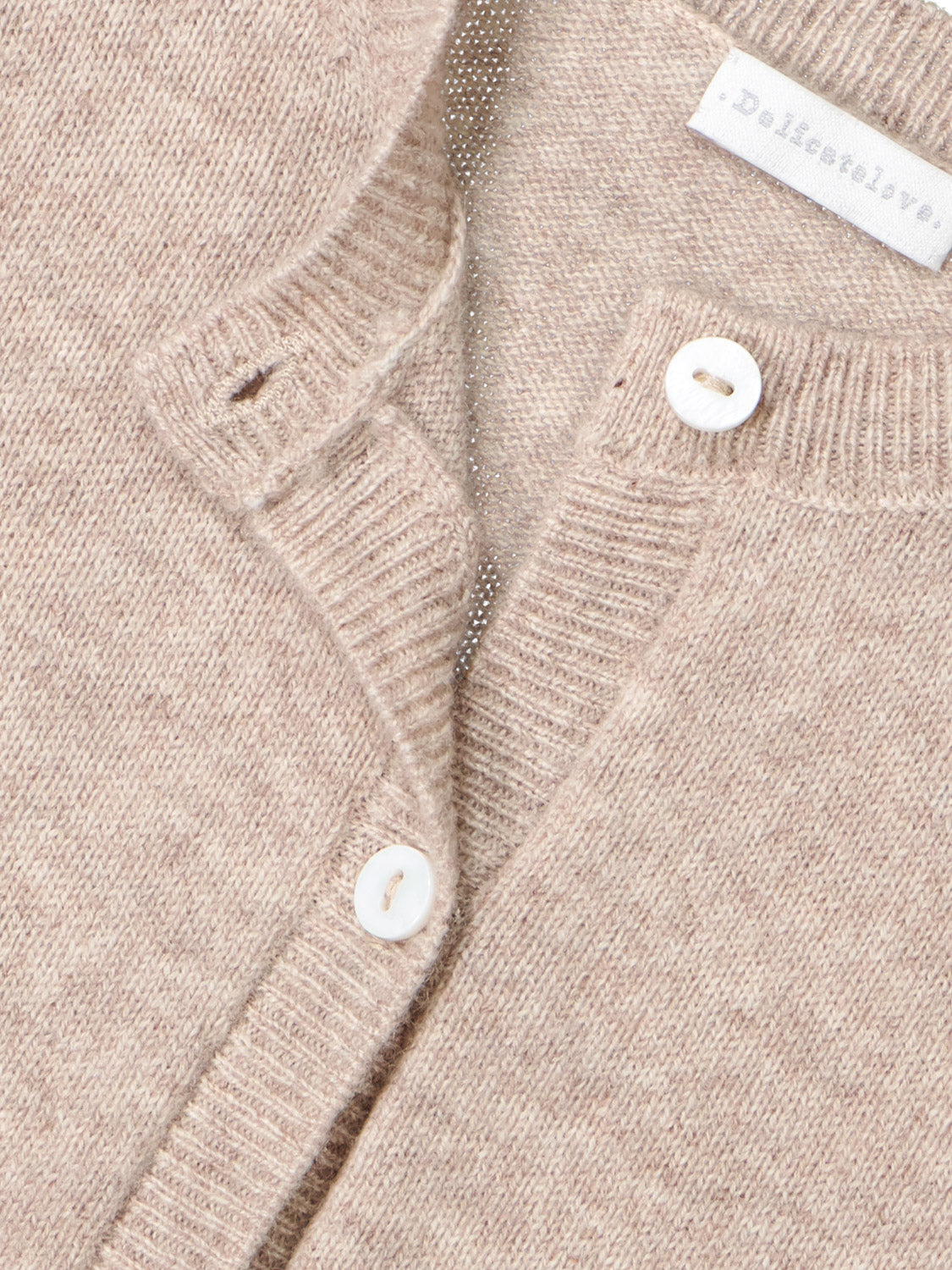 Delicate Love Kids Cashmere cardigan Pauli Beige in Beige 3308473274-6.jpg | NICKIS.com