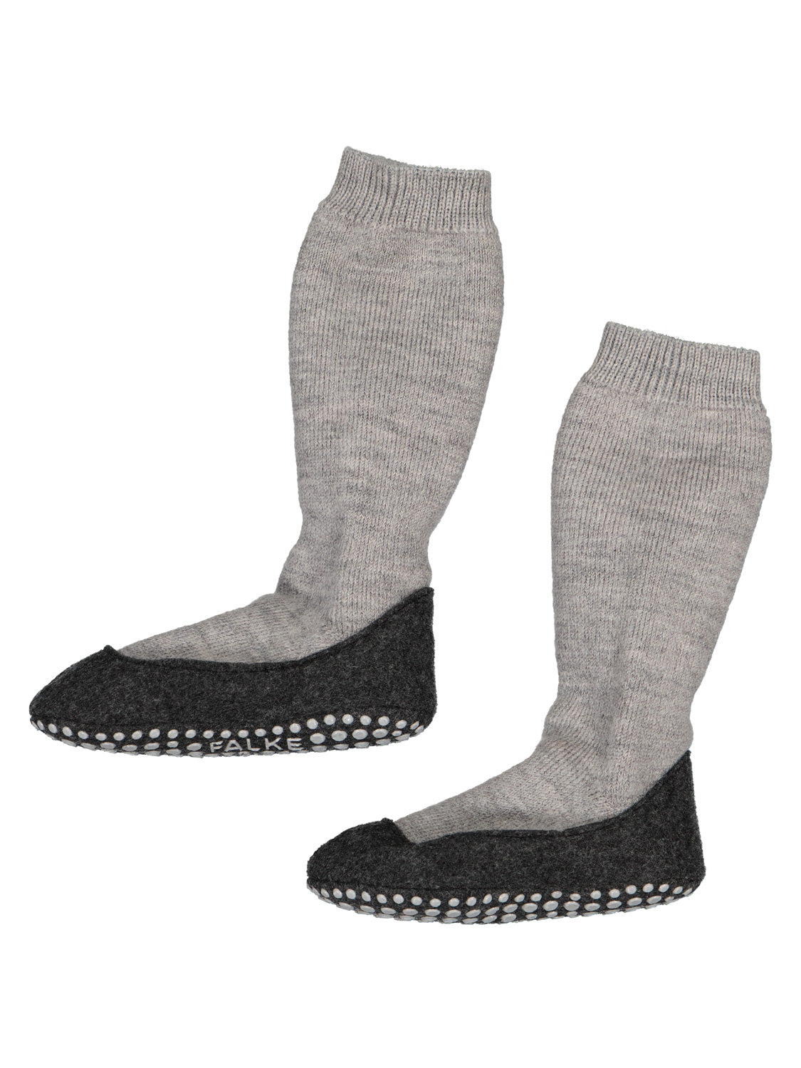 Falke Kids socks Cosyshoe Minis Kinder Grey in Grey 3308820220-1.jpg | NICKIS.com