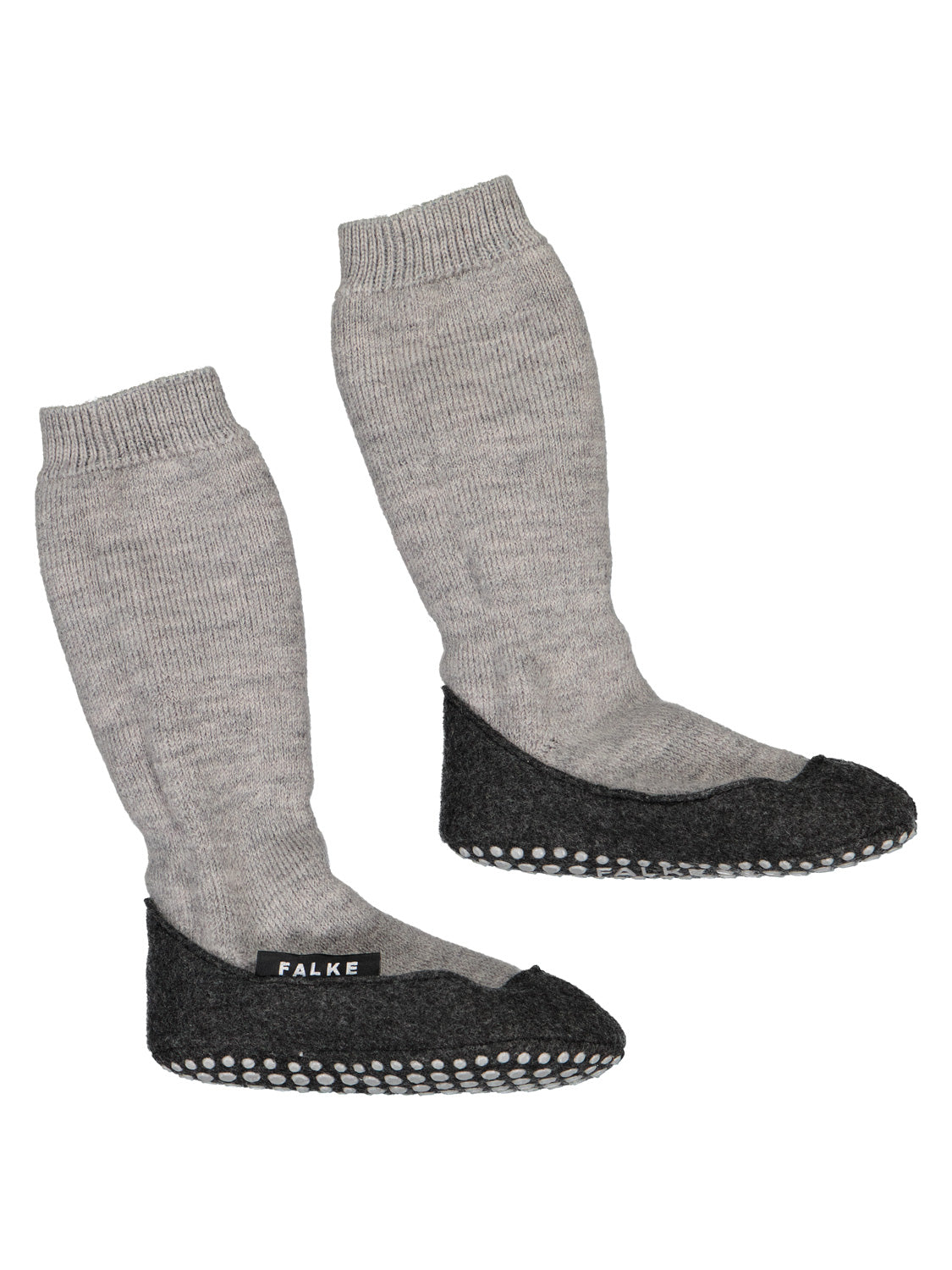 Falke Kids socks Cosyshoe Minis Kinder Grey in Grey 3308820220-5.jpg | NICKIS.com