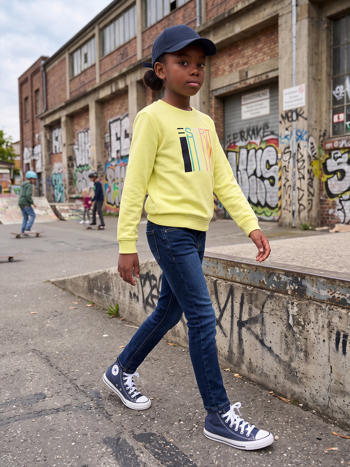 Sweatshirt Gelb
