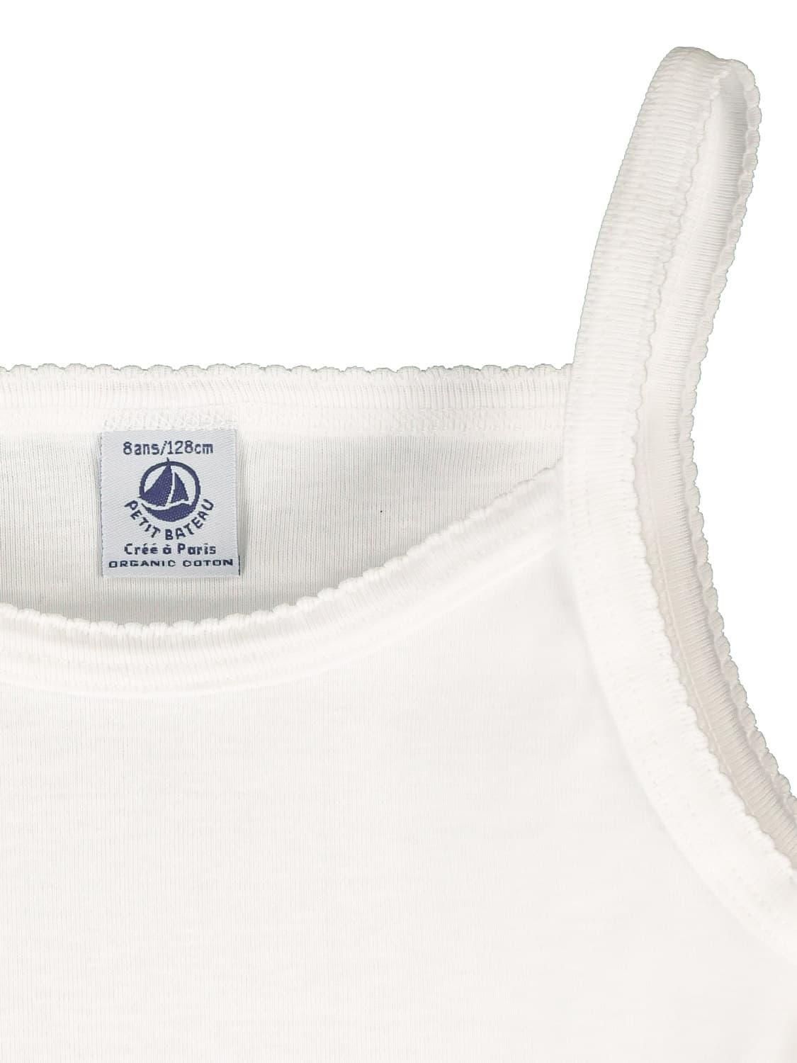 Petit Bateau Kids undershirt White in White 6301769459-7.jpg | NICKIS.com