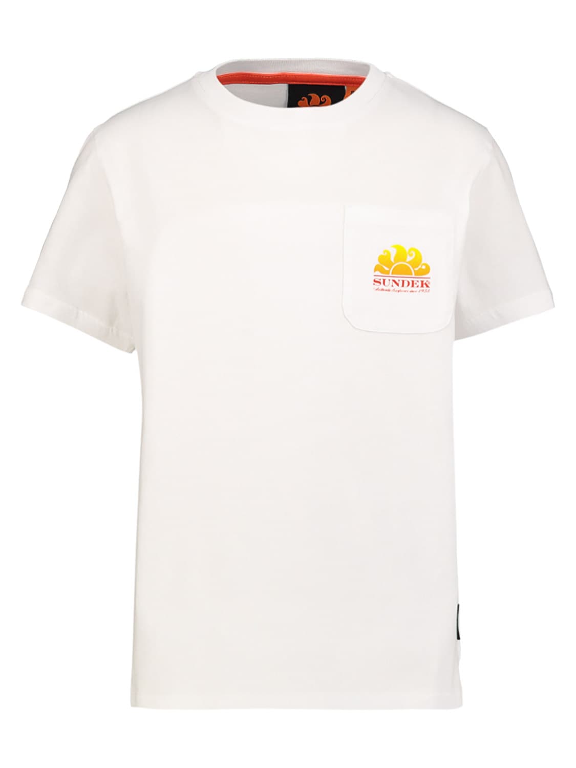 Sundek Kids t-shirt Mini New Herbert White in White 6303723071-1.jpg | NICKIS.com