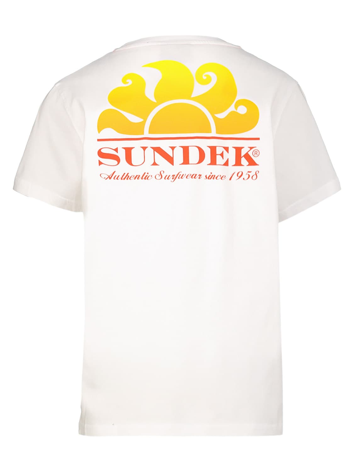 Sundek Kids t-shirt Mini New Herbert White in White 6303723071-4.jpg | NICKIS.com