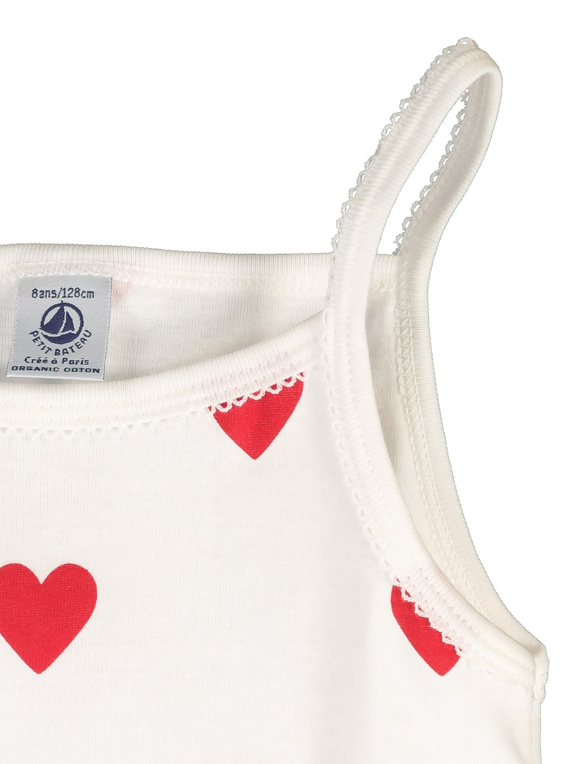 Petit Bateau Kids undershirt White in White 6304308387-7.jpg | NICKIS.com