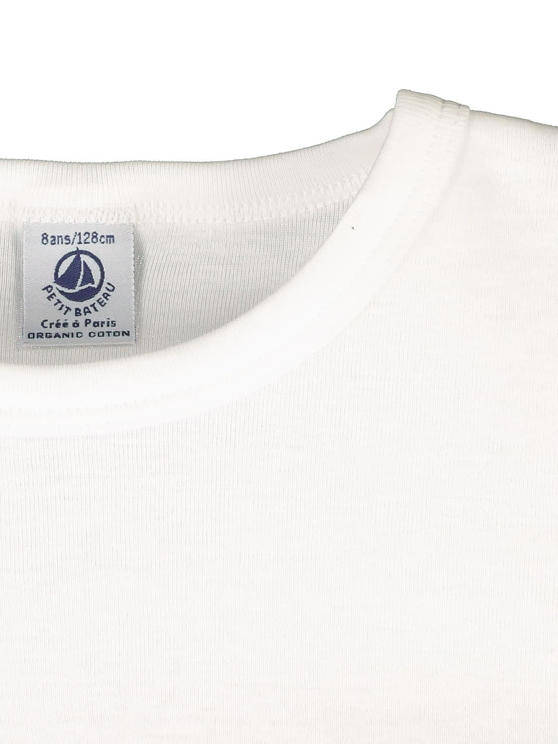 Petit Bateau Kids t-shirt White in White 6309181770-7.jpg | NICKIS.com