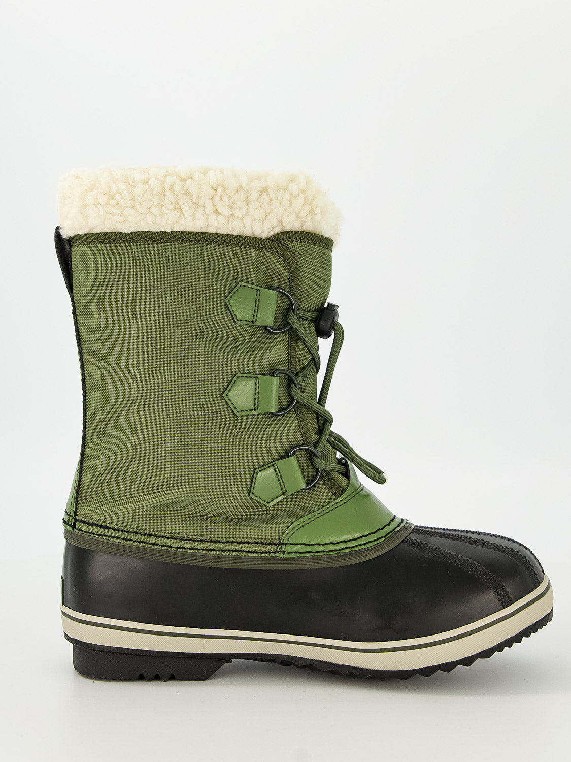 Sorel Yoot Pac Nylon Waterproof Insulated Winter Boots Childrens popular Size 12 Green