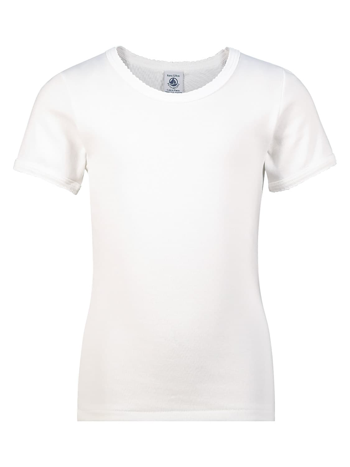 Petit Bateau Kids t-shirt White in White 6401580397-1.jpg | NICKIS.com