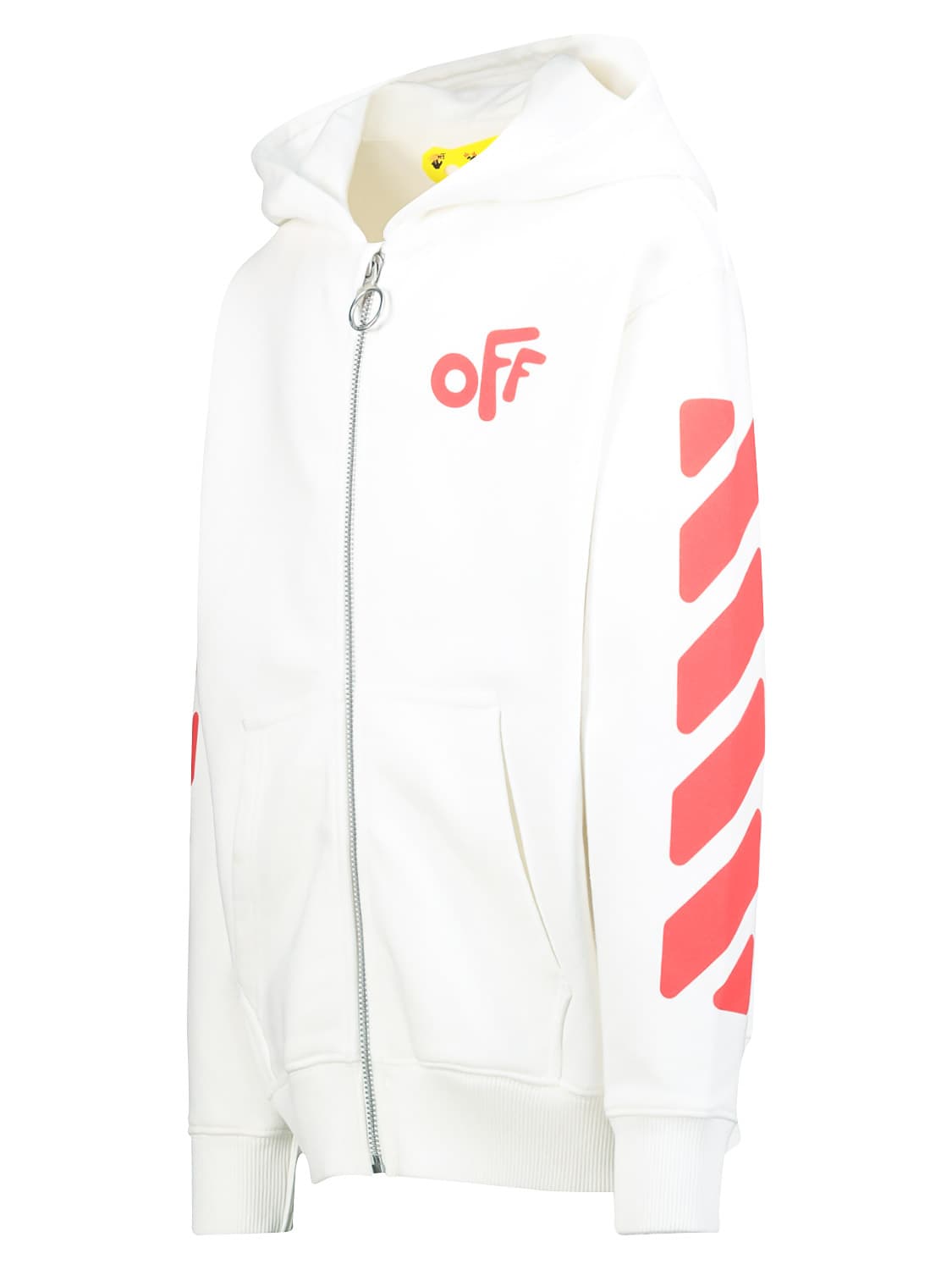 Off-White Kids Kids Sweat Jacket White in White 6403490339-4.jpg | NICKIS.com