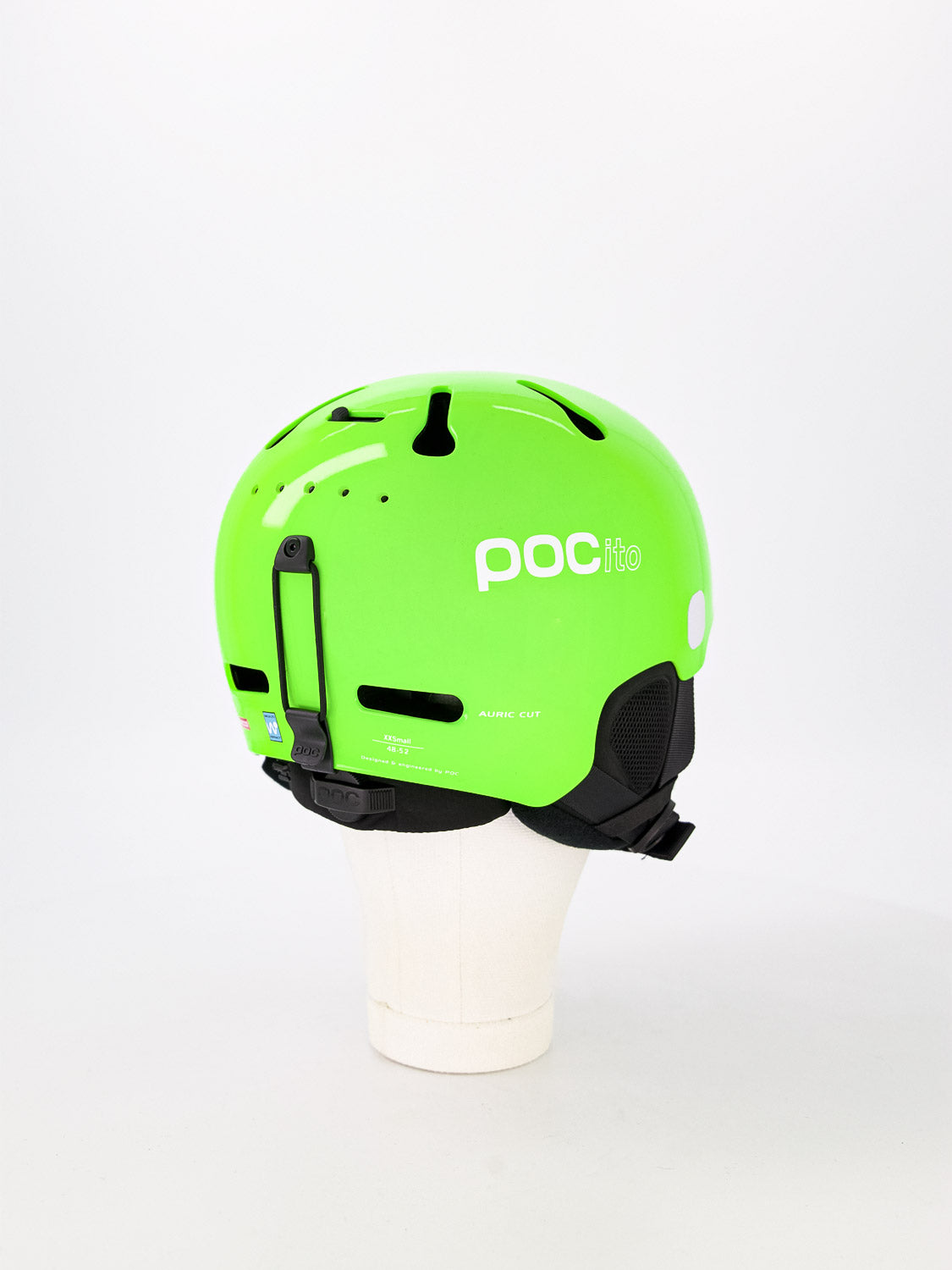 POC Kids ski helmet POCito Auric Cut MIPS Neon in Neon 6403575896-4.jpg | NICKIS.com