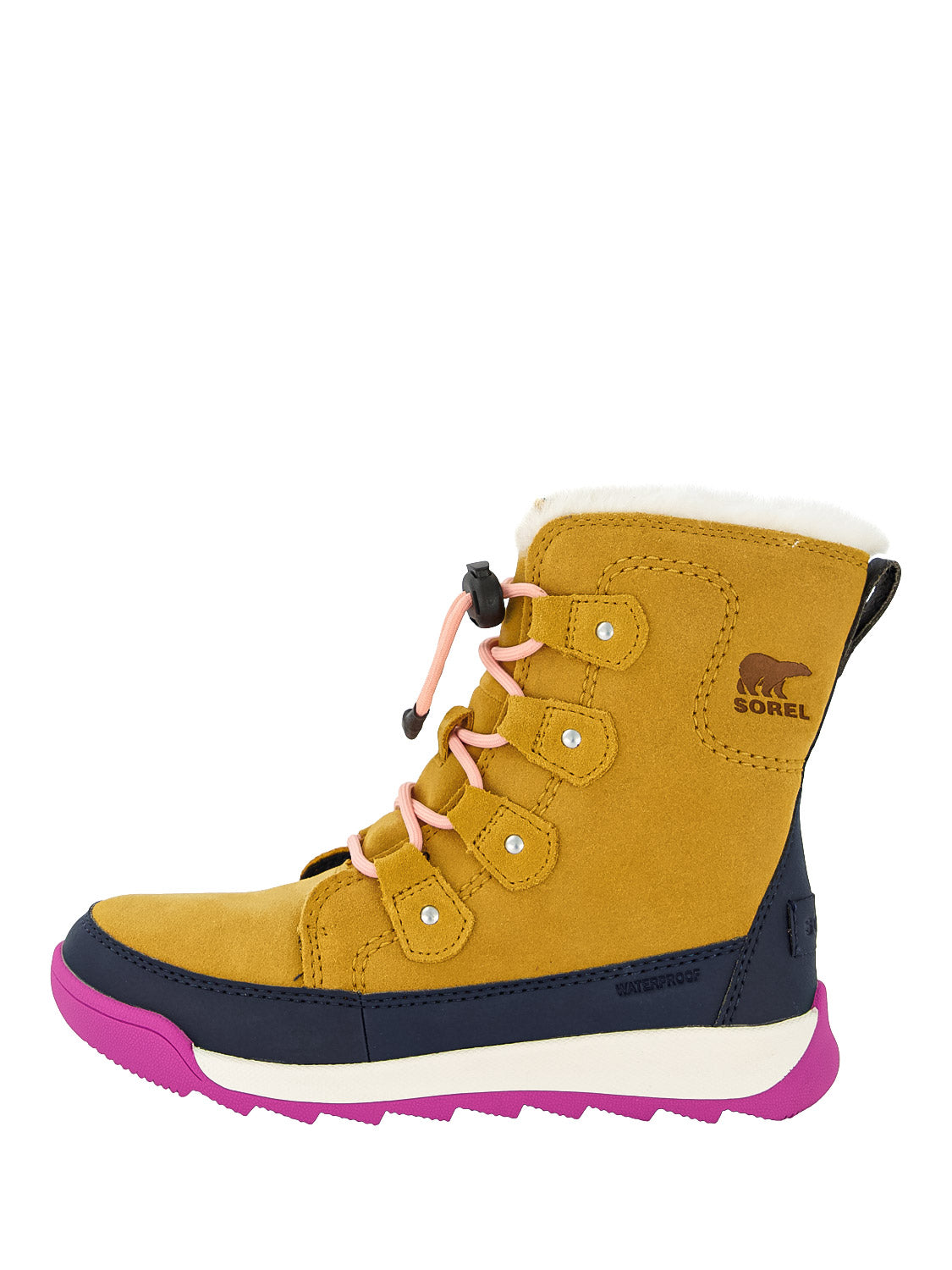 Sorel Kids Boots Youth Whitney™ II Joan Lace WP Brown in Brown 6404977119-1.jpg | NICKIS.com