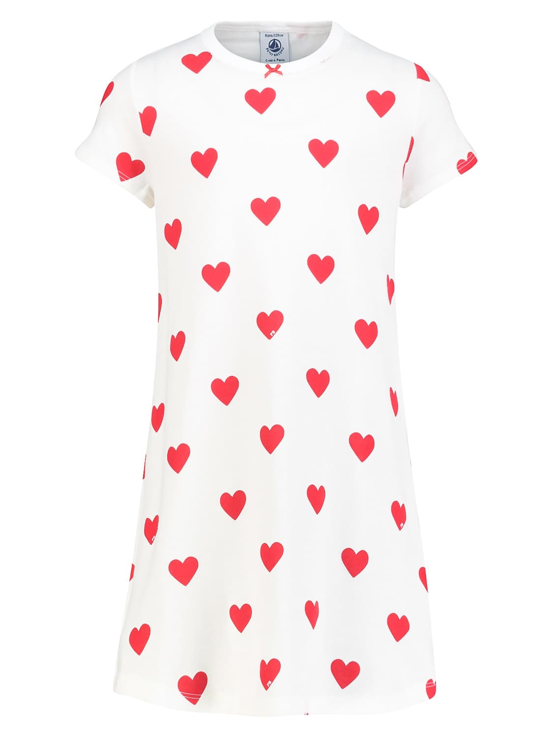 Petit Bateau Kids nightgown White in White 6406297453-1.jpg | NICKIS.com