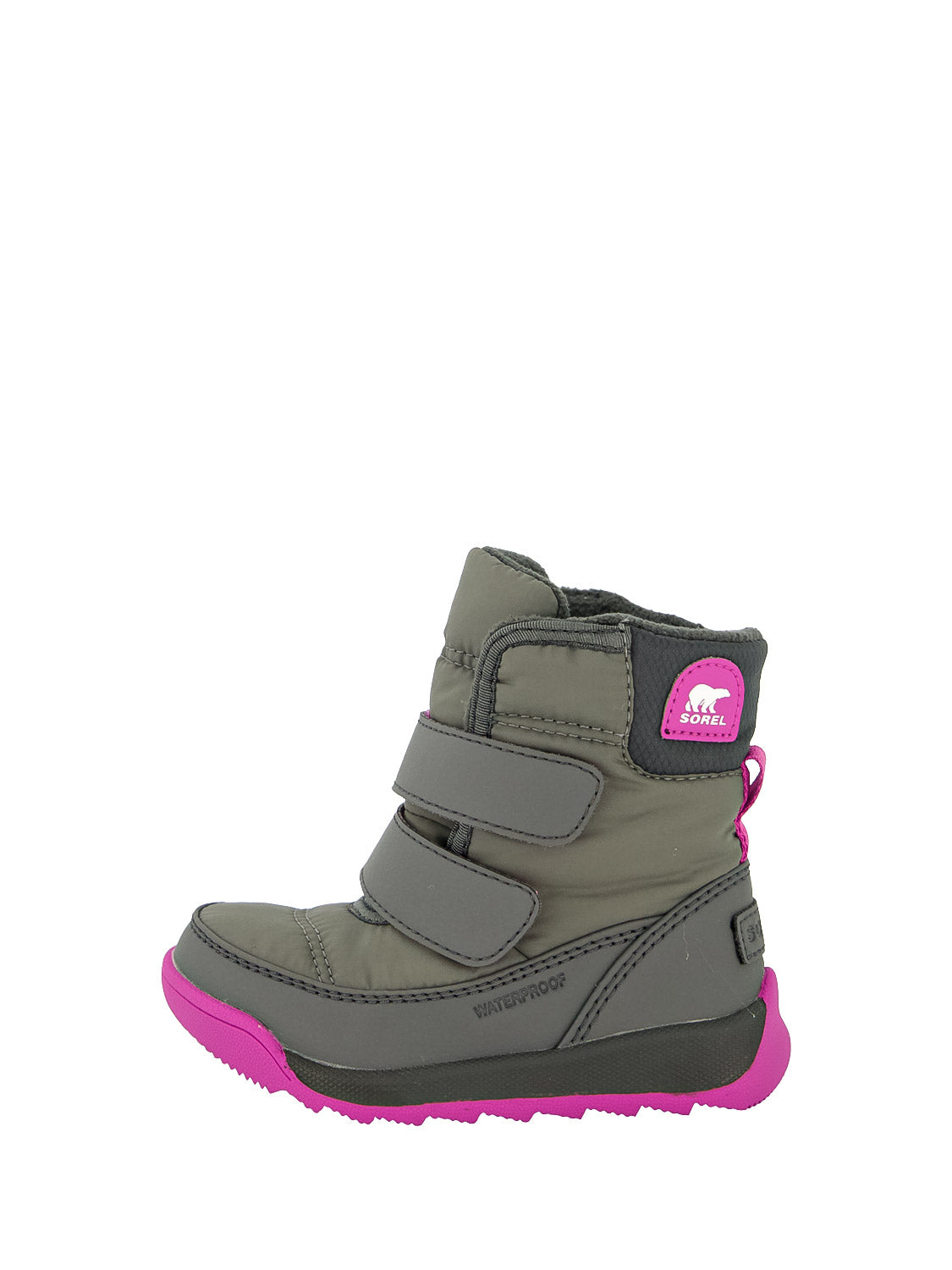 Sorel Kids Boots Toddler Whitney™ II Strap WP Grey in Grey 6406482228-1.jpg | NICKIS.com