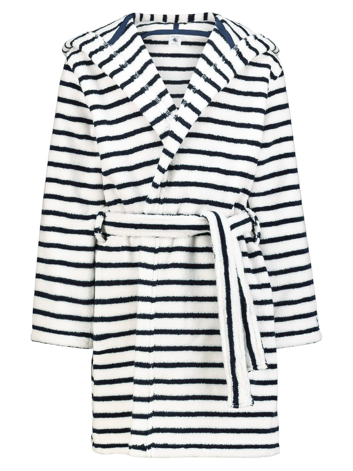 Petit Bateau Kids bathrobe White in White 6407777434-1.jpg | NICKIS.com