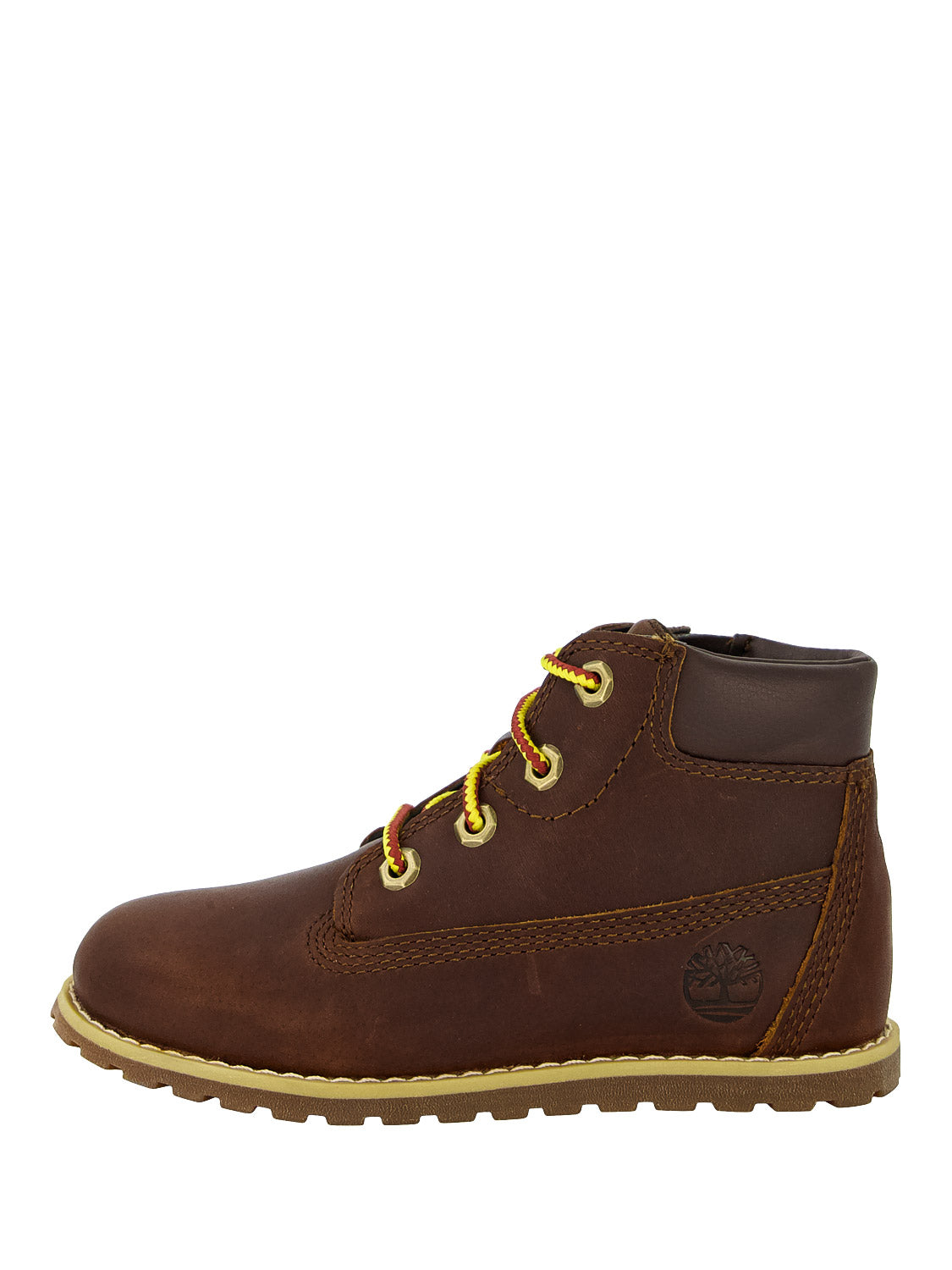 Timberland Shoes Kids Boots Pokey Pine 6In with Side Zip Brown in Brown 6409079596-1.jpg | NICKIS.com