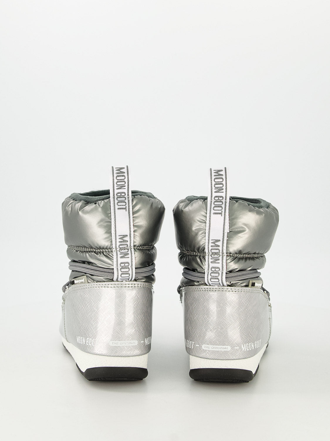 Moon Boot Kids Boots Low Pillow WP Silver in Silver 6409357454-6.jpg | NICKIS.com