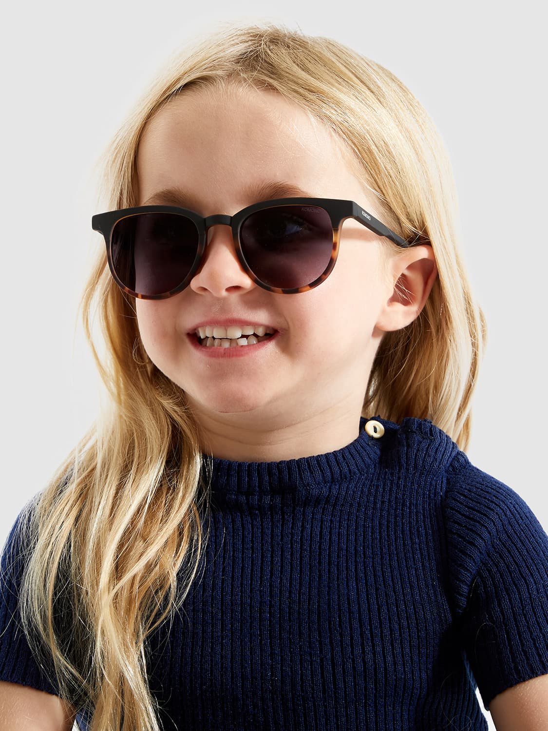 KOMONO Kids Sunglasses Francis Matte Black Tortoise  in  6500323301-8.jpg | NICKIS.com