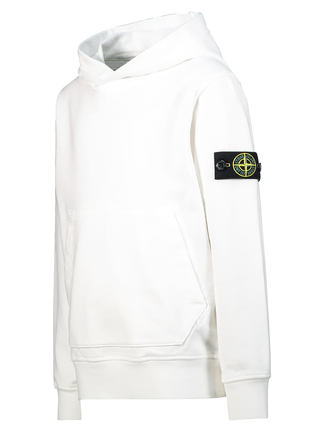 STONE ISLAND JUNIOR Kids hoodie White in White 6500839727-4.jpg | NICKIS.com