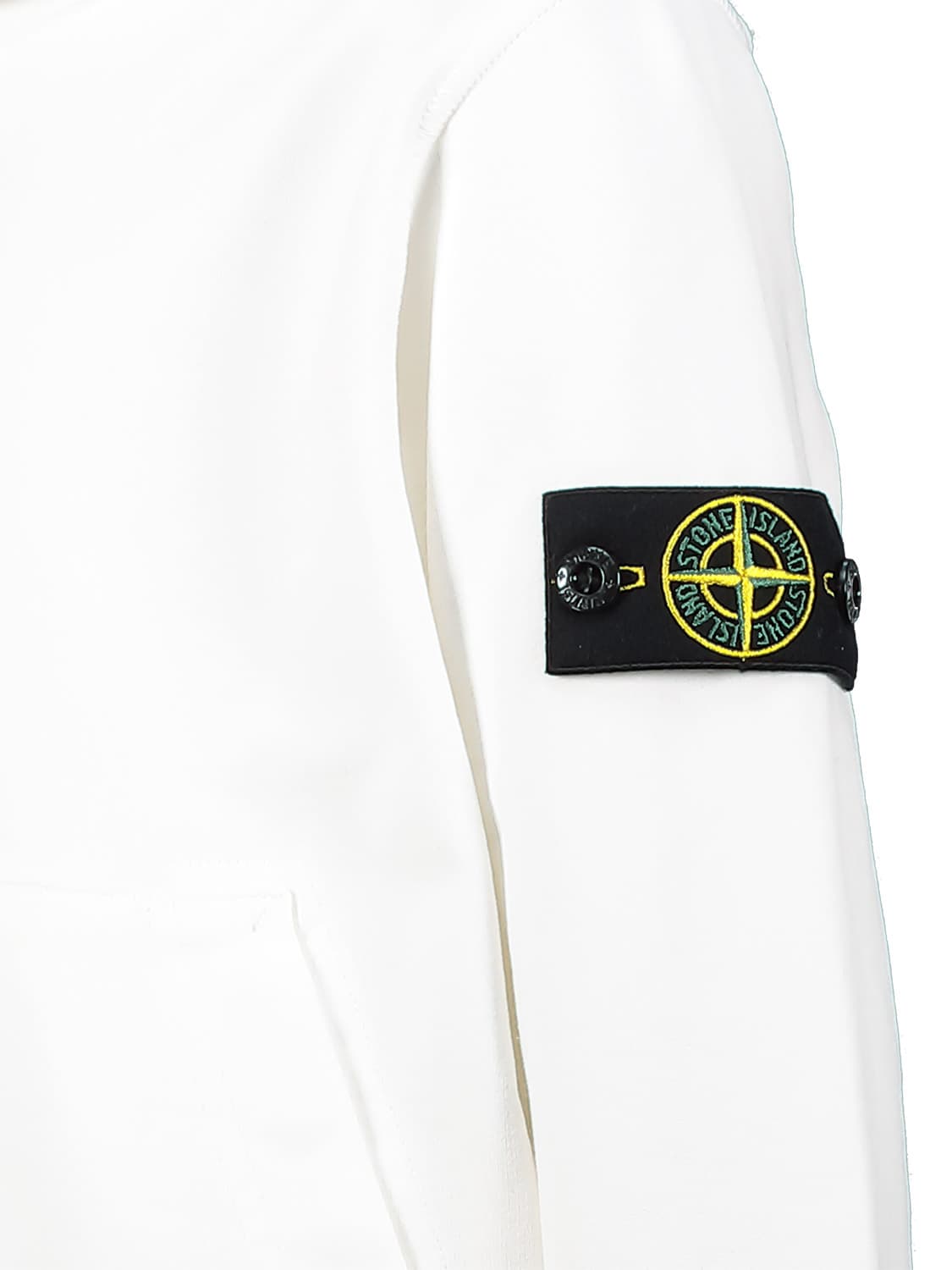 STONE ISLAND JUNIOR Kids hoodie White in White 6500839727-6.jpg | NICKIS.com