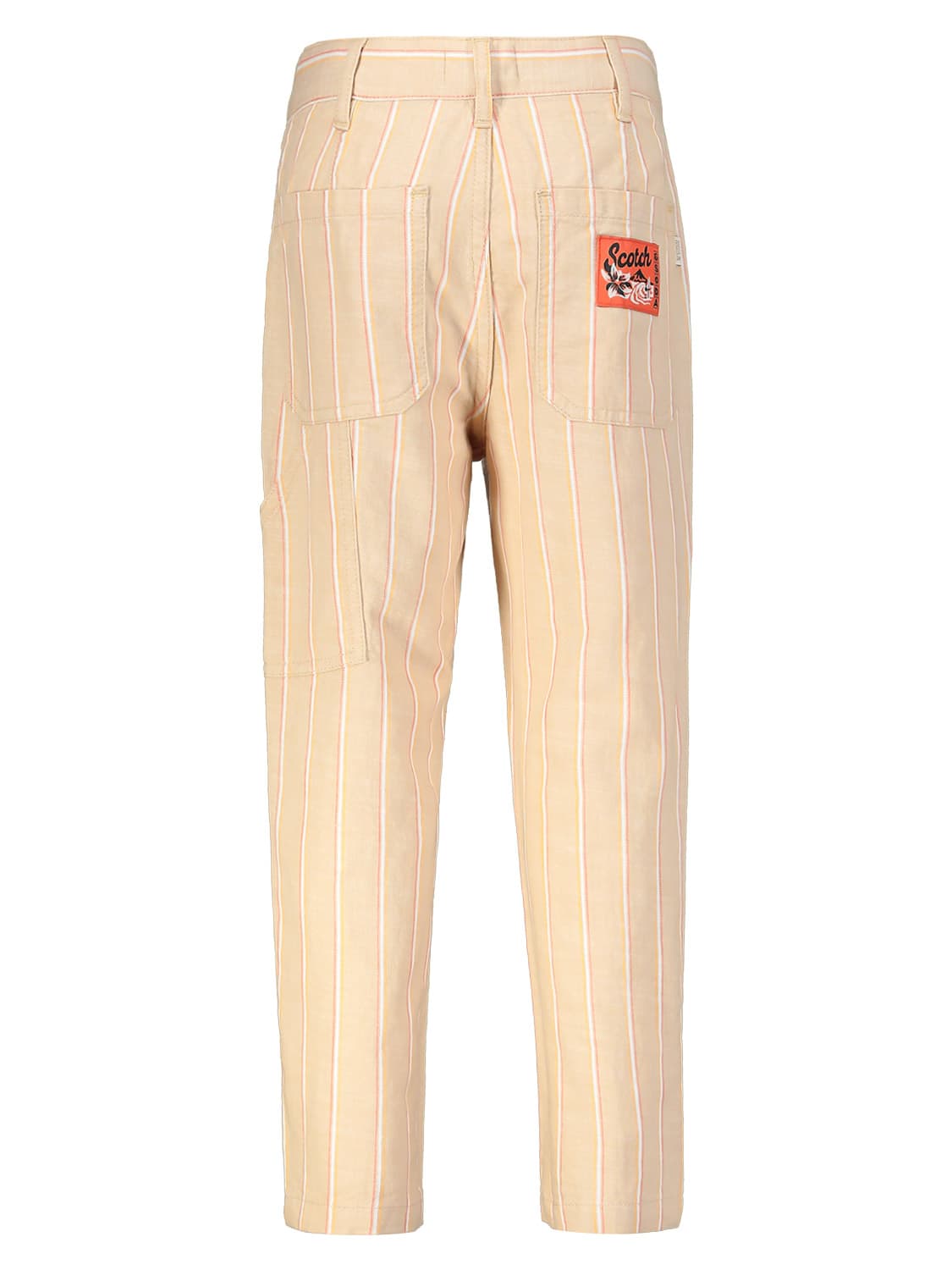 Scotch & Soda Kids pants Loose tapered fit Beige in Beige 6501460618-4.jpg | NICKIS.com