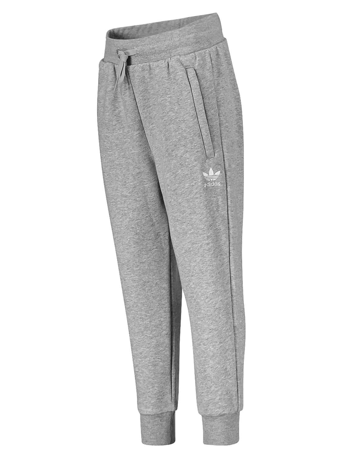 adidas Kids Jogging Suit Crew Set Grey in Grey 6501949893-7.jpg | NICKIS.com