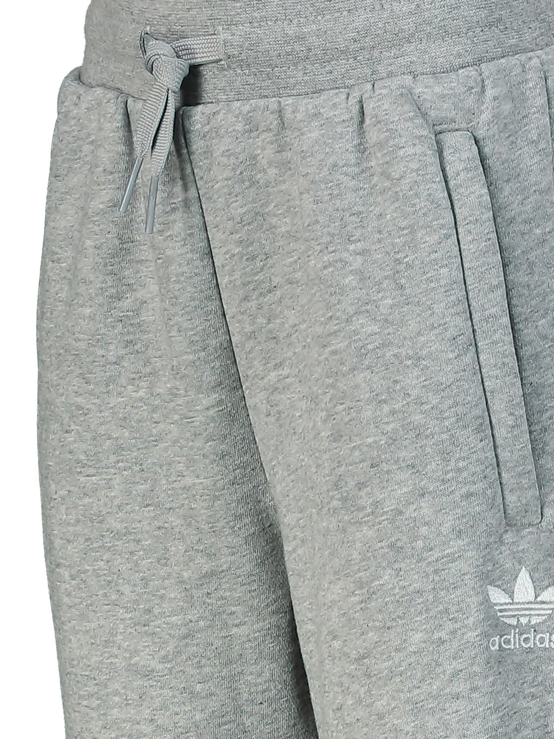 adidas Kids Jogging Suit Crew Set Grey in Grey 6501949893-9.jpg | NICKIS.com