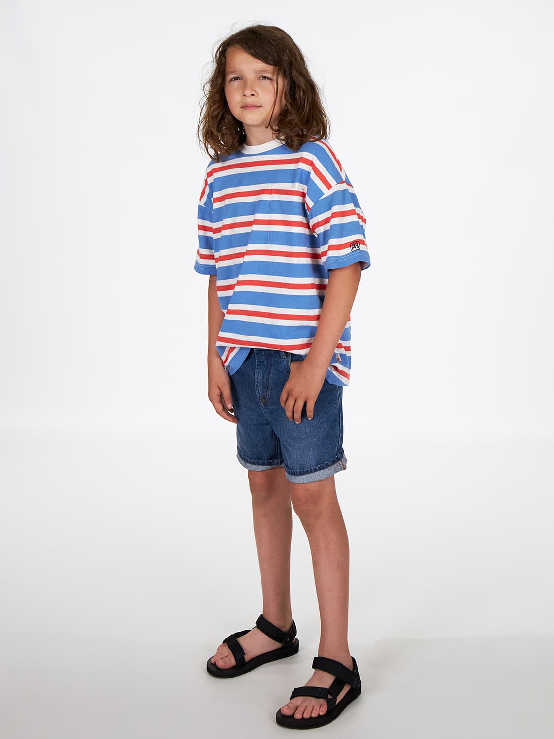 AO76 Kids t-shirt smith oversized Multicoloured in Multicoloured 6502634735-3.jpg | NICKIS.com