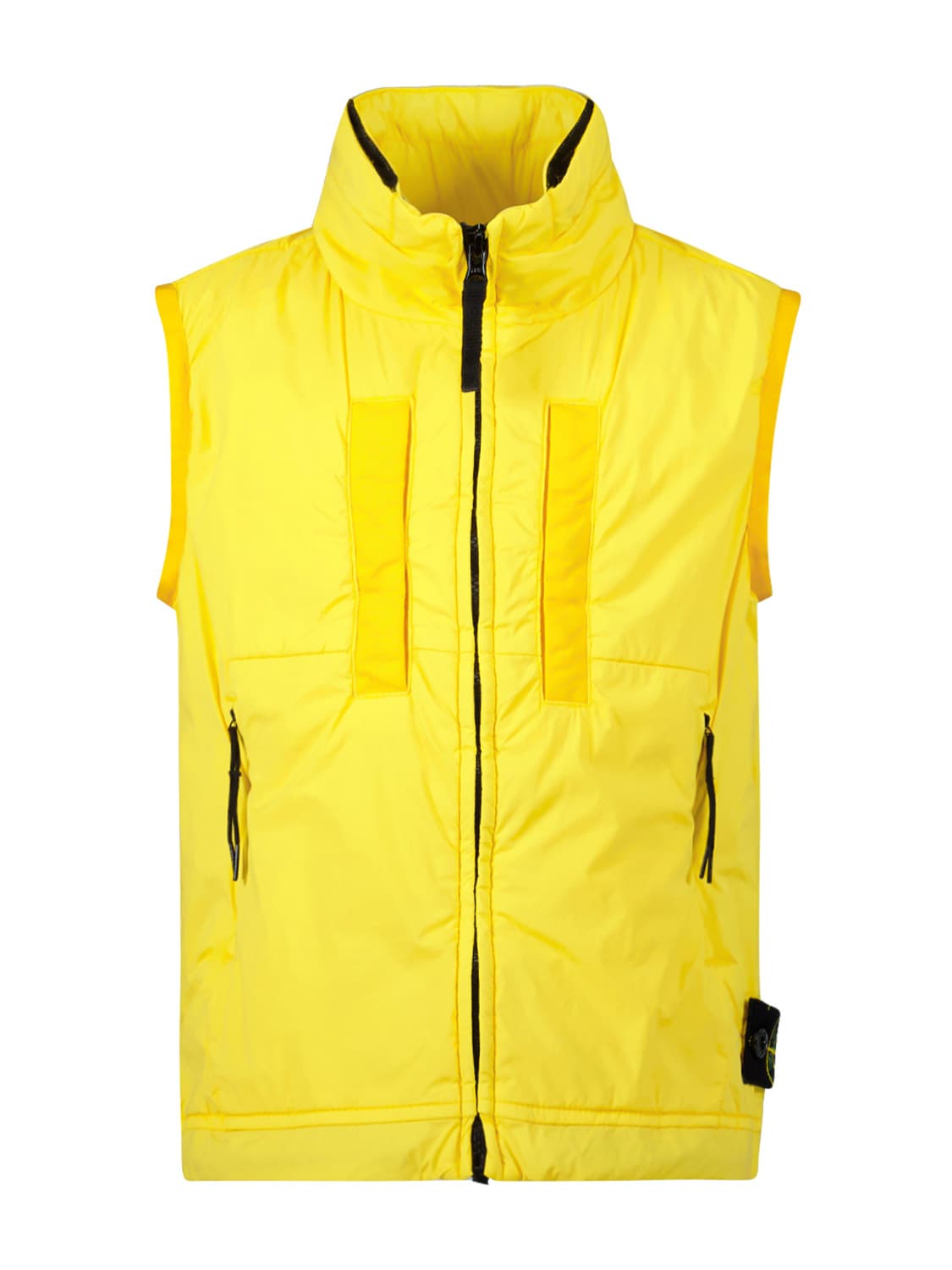 STONE ISLAND JUNIOR Kids vest Yellow in Yellow 6503861859-1.jpg | NICKIS.com