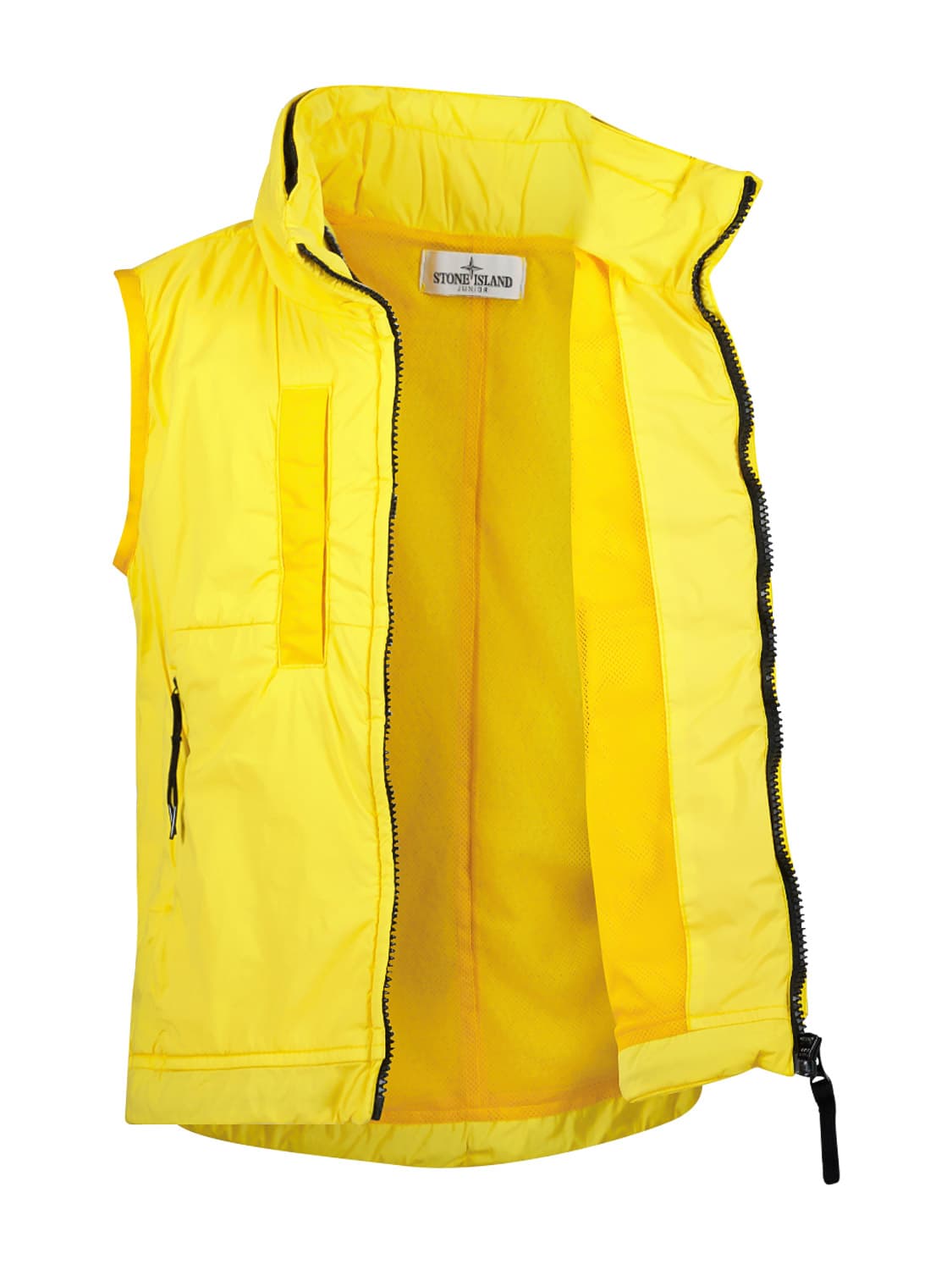 STONE ISLAND JUNIOR Kids vest Yellow in Yellow 6503861859-5.jpg | NICKIS.com