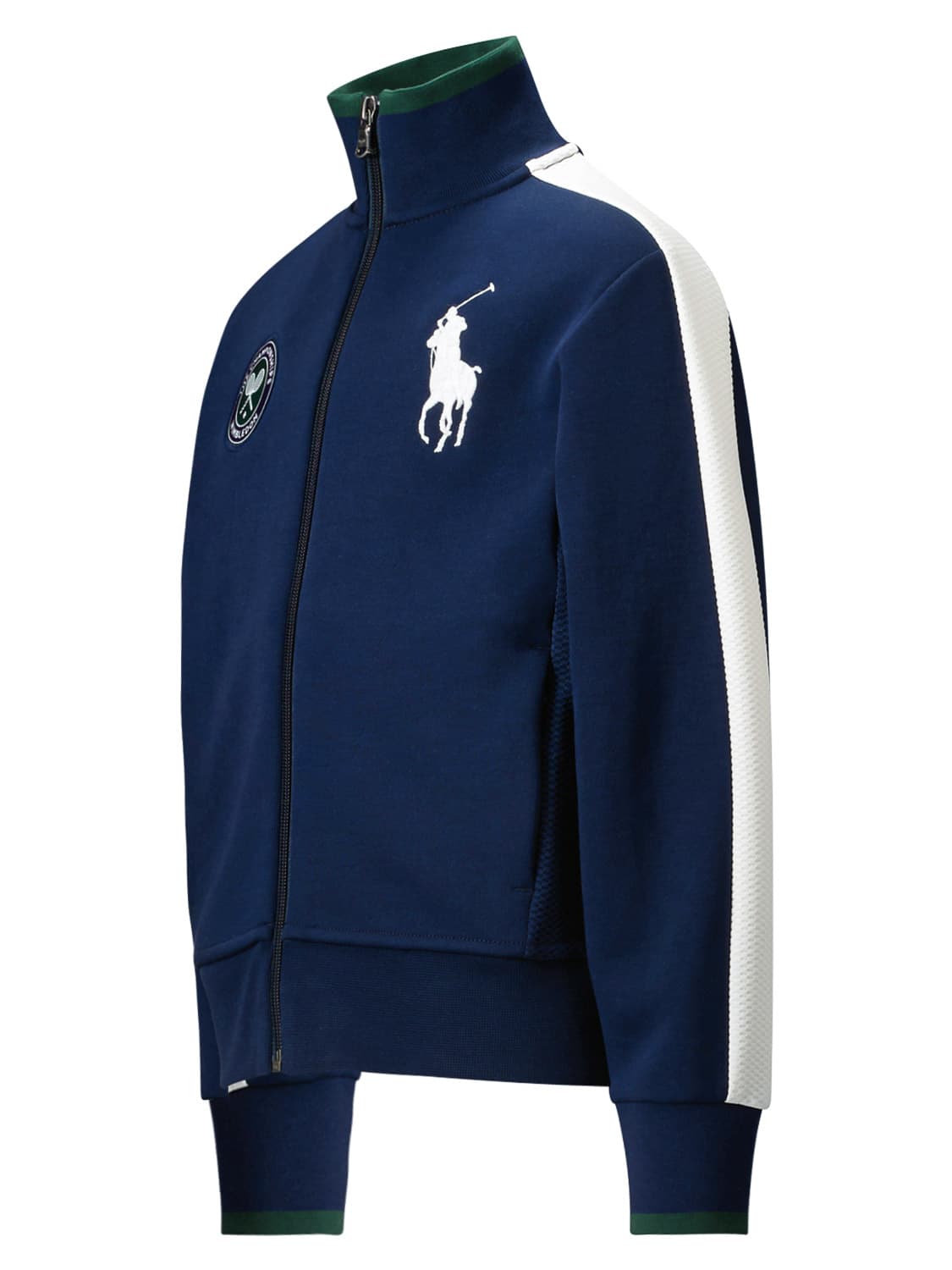 Polo Ralph Lauren Kids Sweat Jacket Wimbledon Collection Blue in Blue 6504277227-4.jpg | NICKIS.com