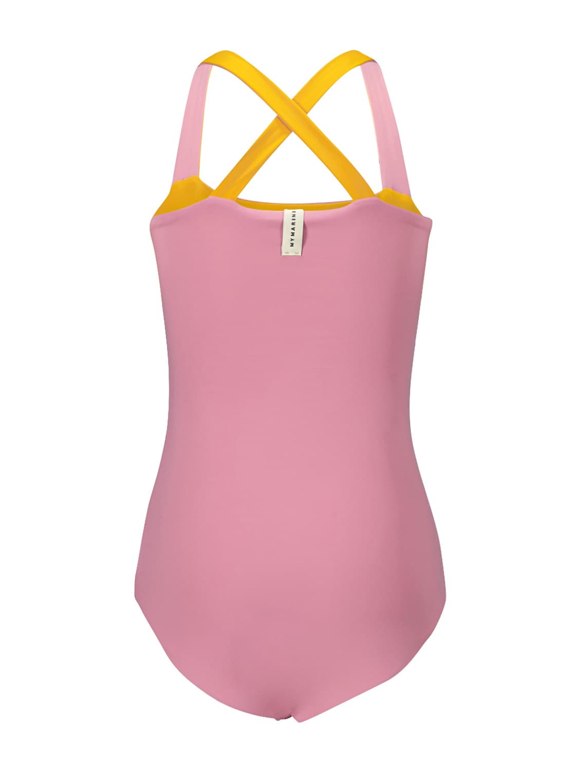 MYMARINI Kids swimsuit Easybody Mini Uv 50+ Yellow in Yellow 6504479594-4.jpg | NICKIS.com