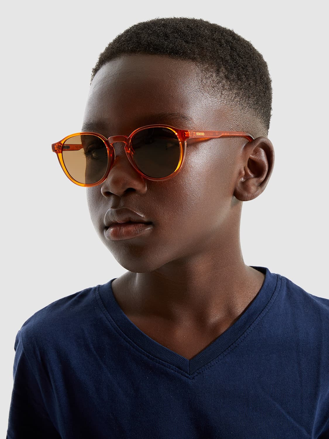 KOMONO Kids Sunglasses Liam Anise Orange in Orange 6505229771-8.jpg | NICKIS.com