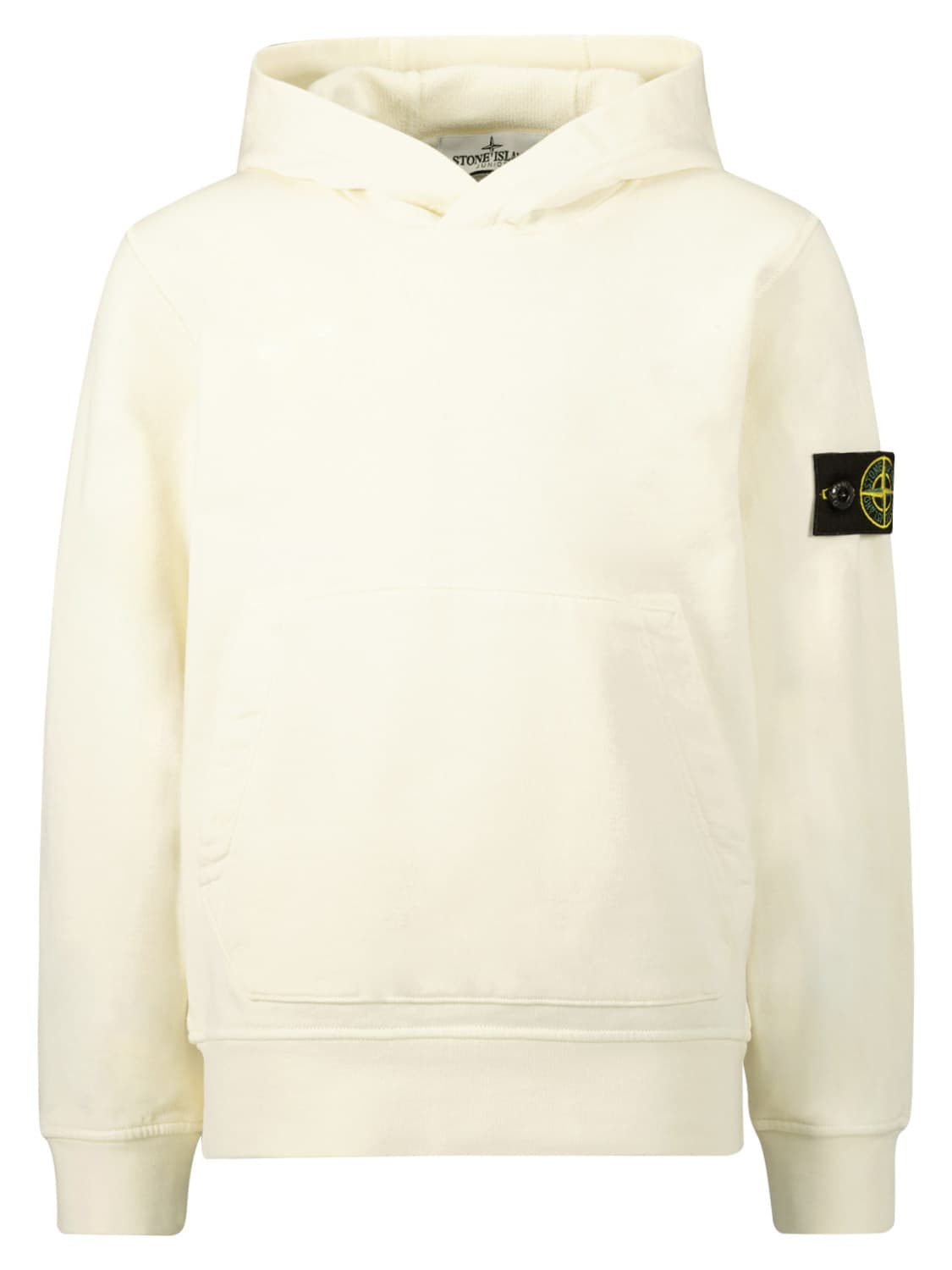 STONE ISLAND JUNIOR Kids hoodie Yellow in Yellow 6505540089-1.jpg | NICKIS.com