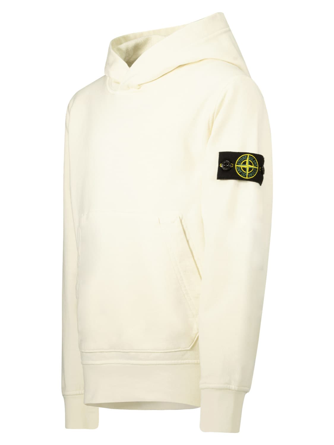 STONE ISLAND JUNIOR Kids hoodie Yellow in Yellow 6505540089-4.jpg | NICKIS.com