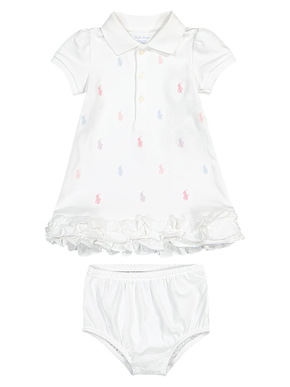 Polo Ralph Lauren Kids dress White in White 6505870405-1.jpg | NICKIS.com