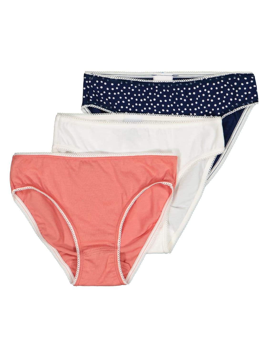 Petit Bateau Kids underpants 3-Pack Coral in Coral 6507539599-1.jpg | NICKIS.com