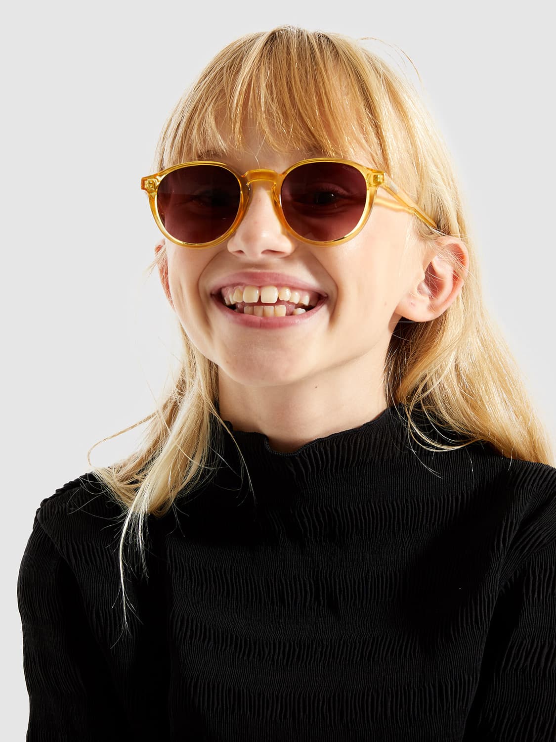 KOMONO Kids Sunglasses Liam Junior Yellow Yellow in Yellow 6507742491-8.jpg | NICKIS.com