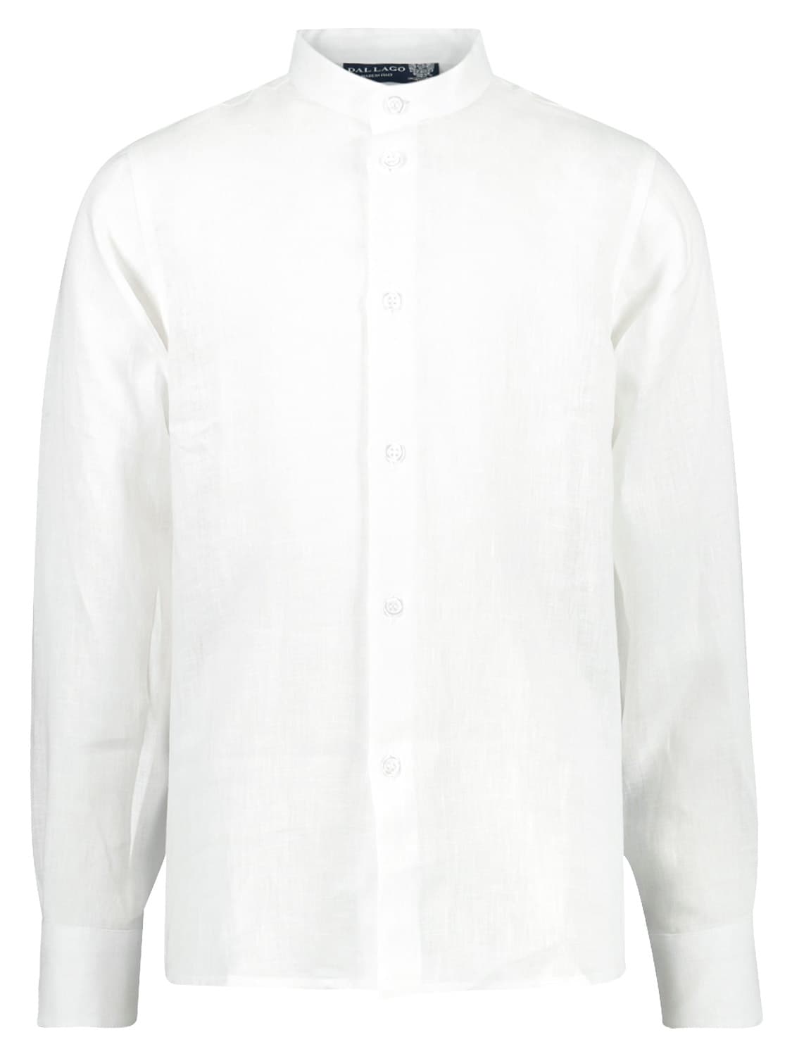 Dal Lago Kids shirt Linen Syd White in White 6507964706-1.jpg | NICKIS.com