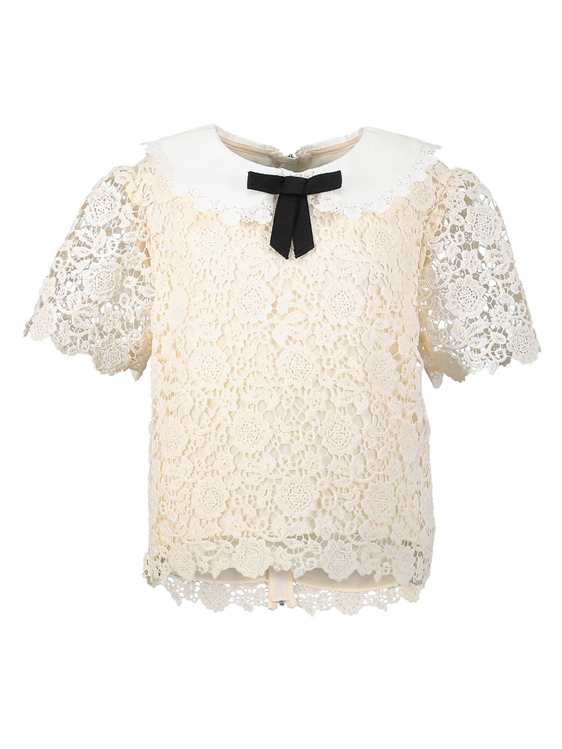 Self-Portrait Kids blouse Beige in Beige 6508076360-1.jpg | NICKIS.com