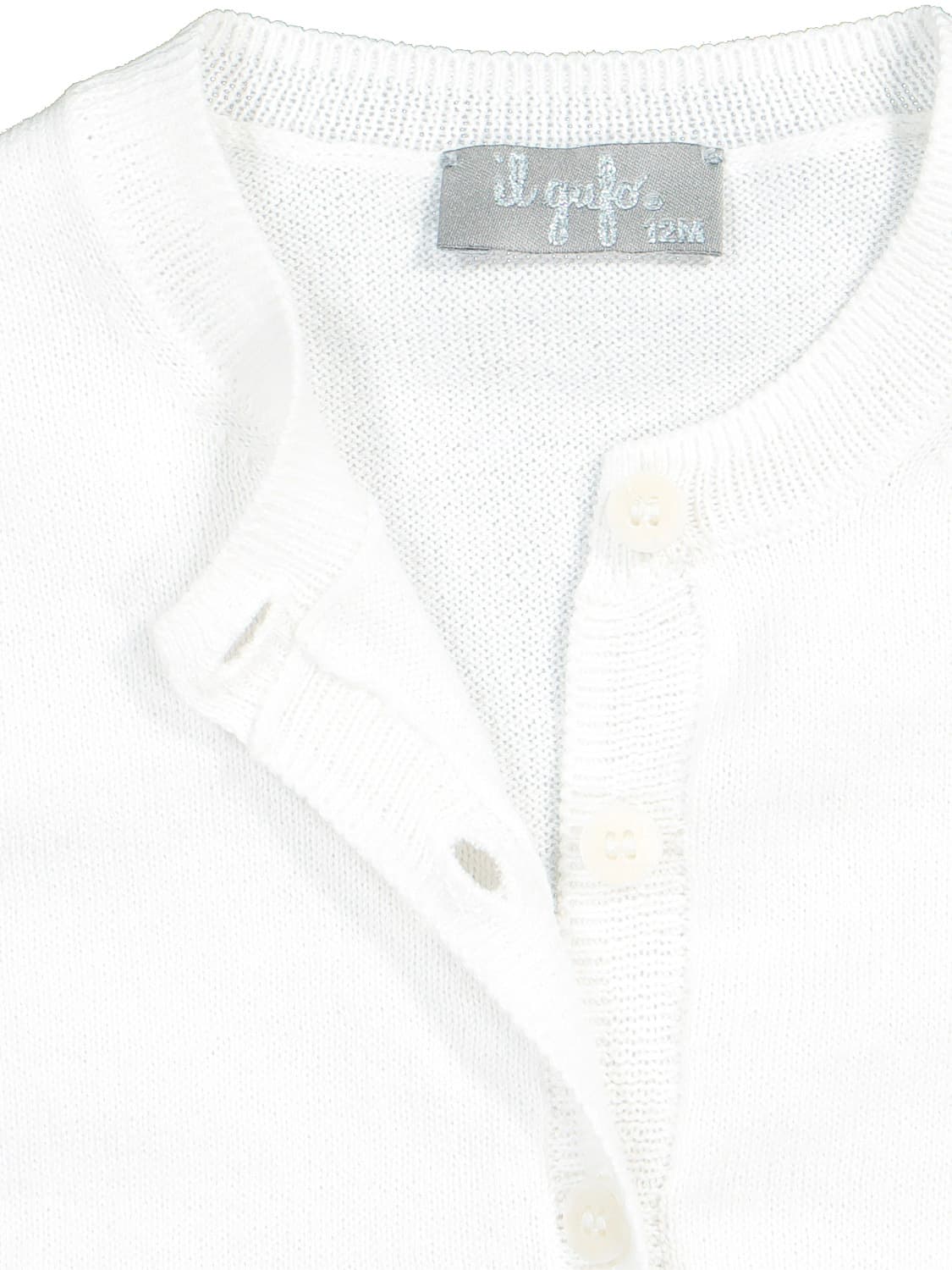 Il Gufo Kids cardigan White in White 6509247244-5.jpg | NICKIS.com