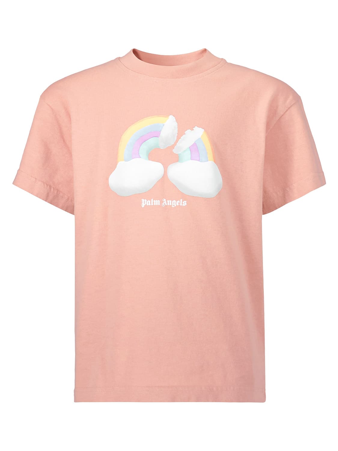 Palm Angels Kids t-shirt Rainbow Apricot in Apricot 6600035774-1.jpg | NICKIS.com