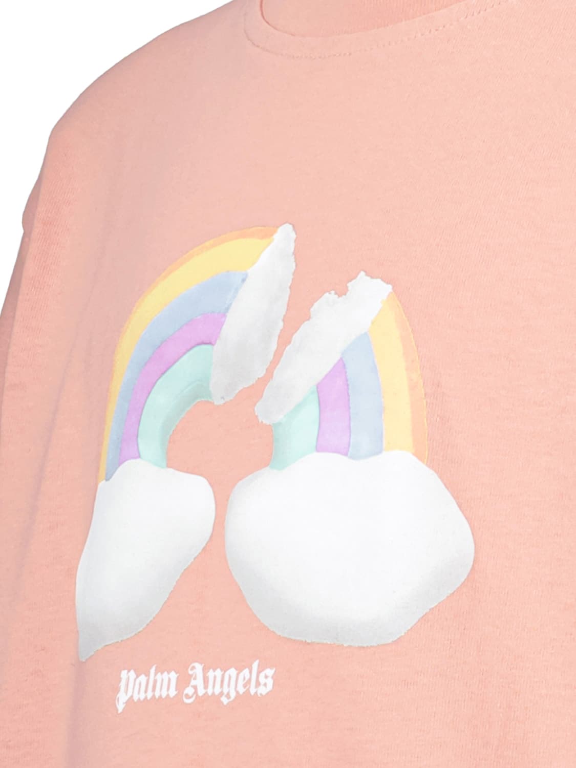 Palm Angels Kids t-shirt Rainbow Apricot in Apricot 6600035774-4.jpg | NICKIS.com