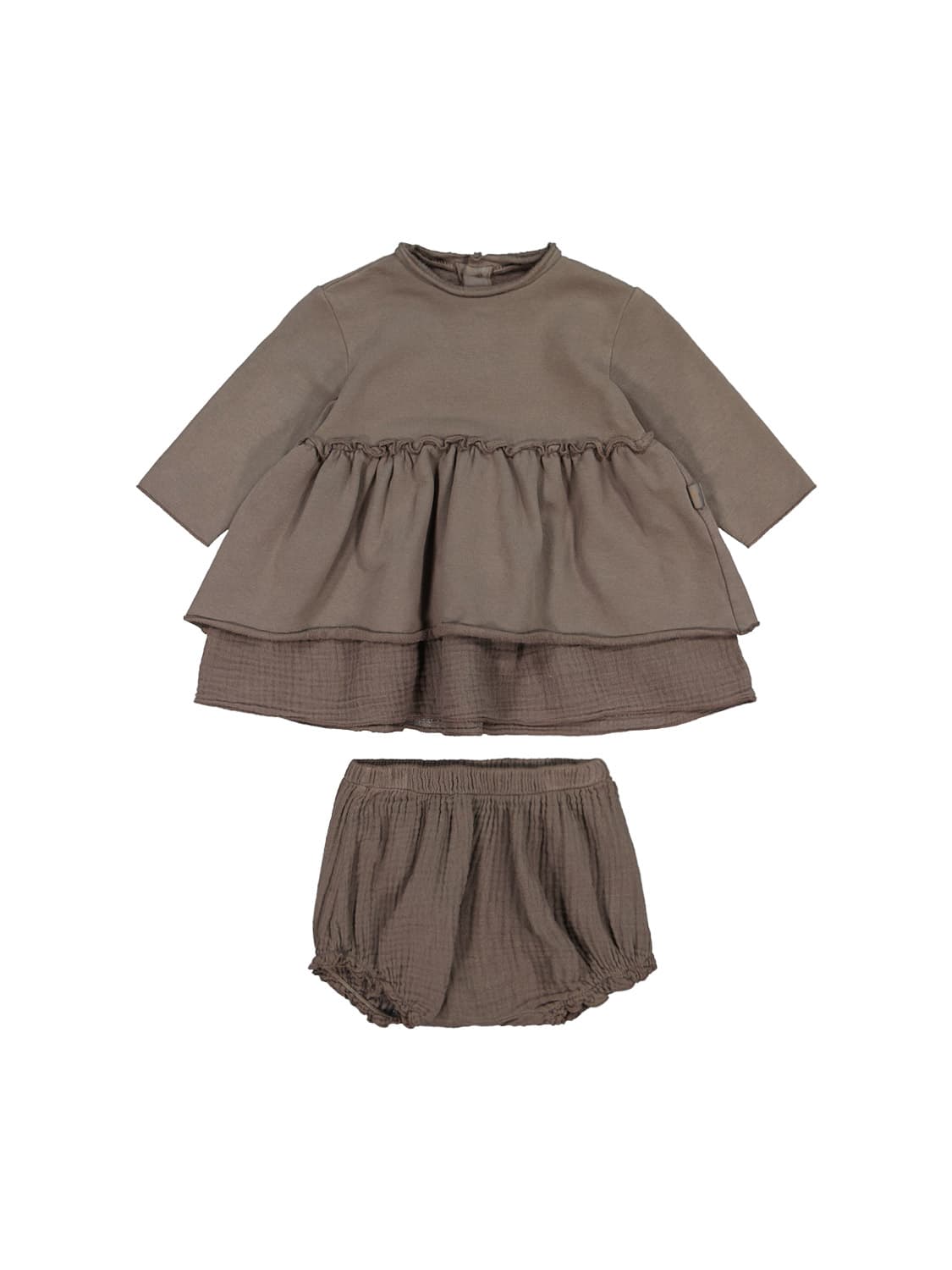 Teddy & Minou Kids clothing set Brown in Brown 6600325102-1.jpg | NICKIS.com