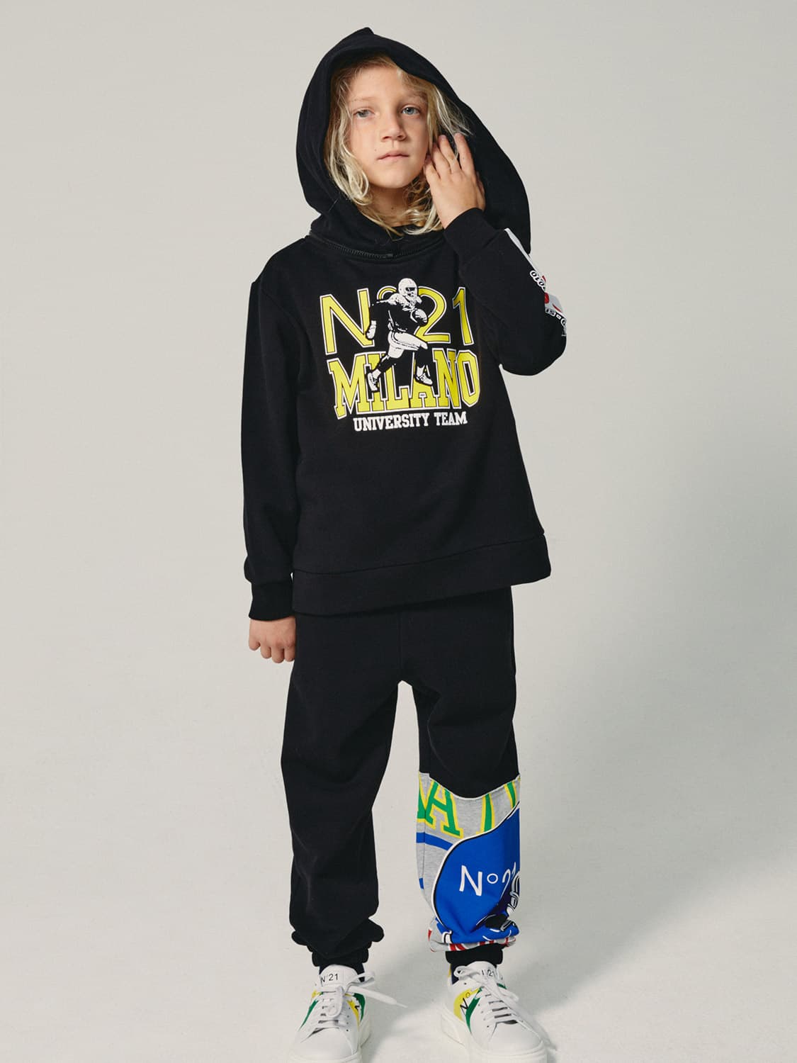 N°21 Kids hoodie  in  6600703751-2.jpg | NICKIS.com