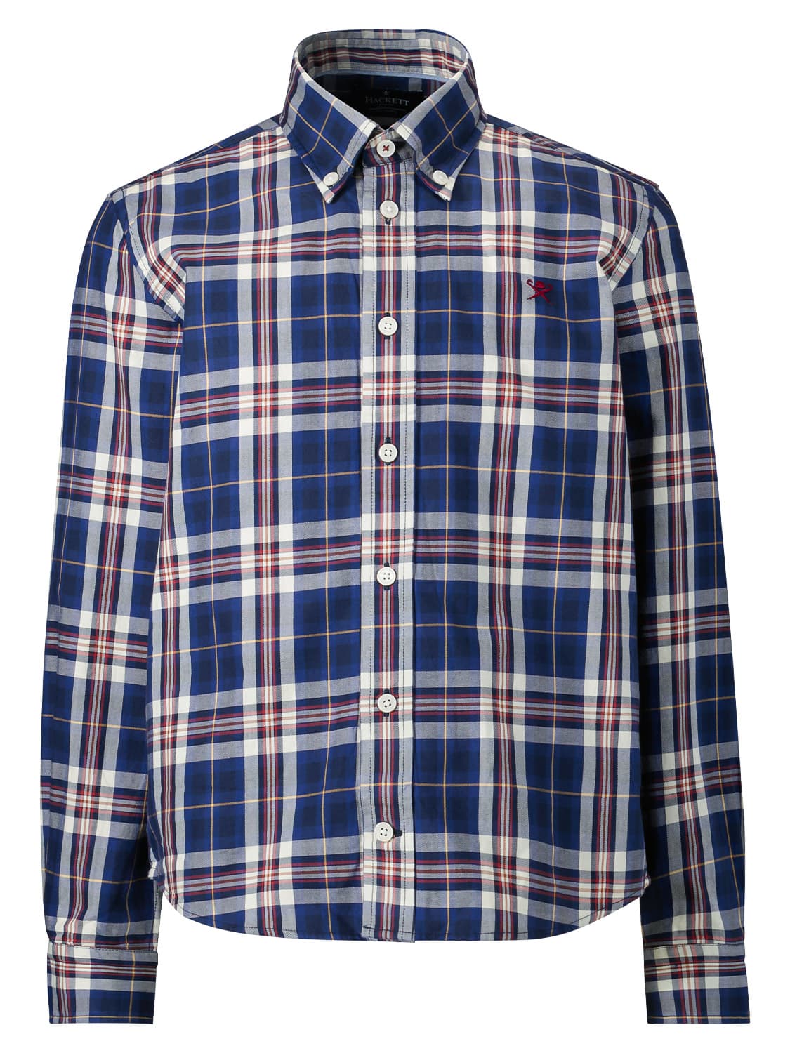 Hackett London Kids shirt Blue in Blue 6600802372-1.jpg | NICKIS.com