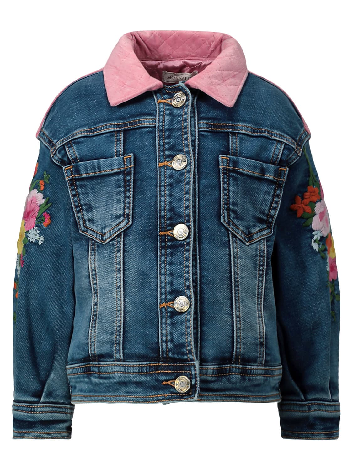 Monnalisa Kids jacket Blue in Blue 6600840174-1.jpg | NICKIS.com