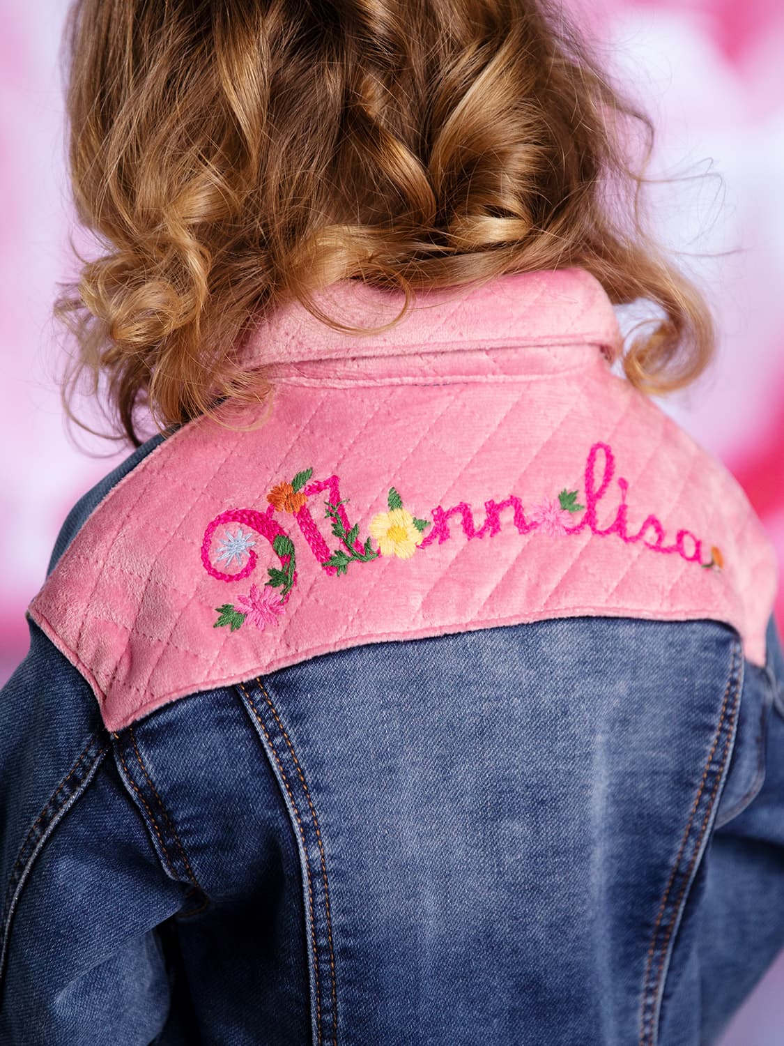 Monnalisa Kids jacket Blue in Blue 6600840174-3.jpg | NICKIS.com