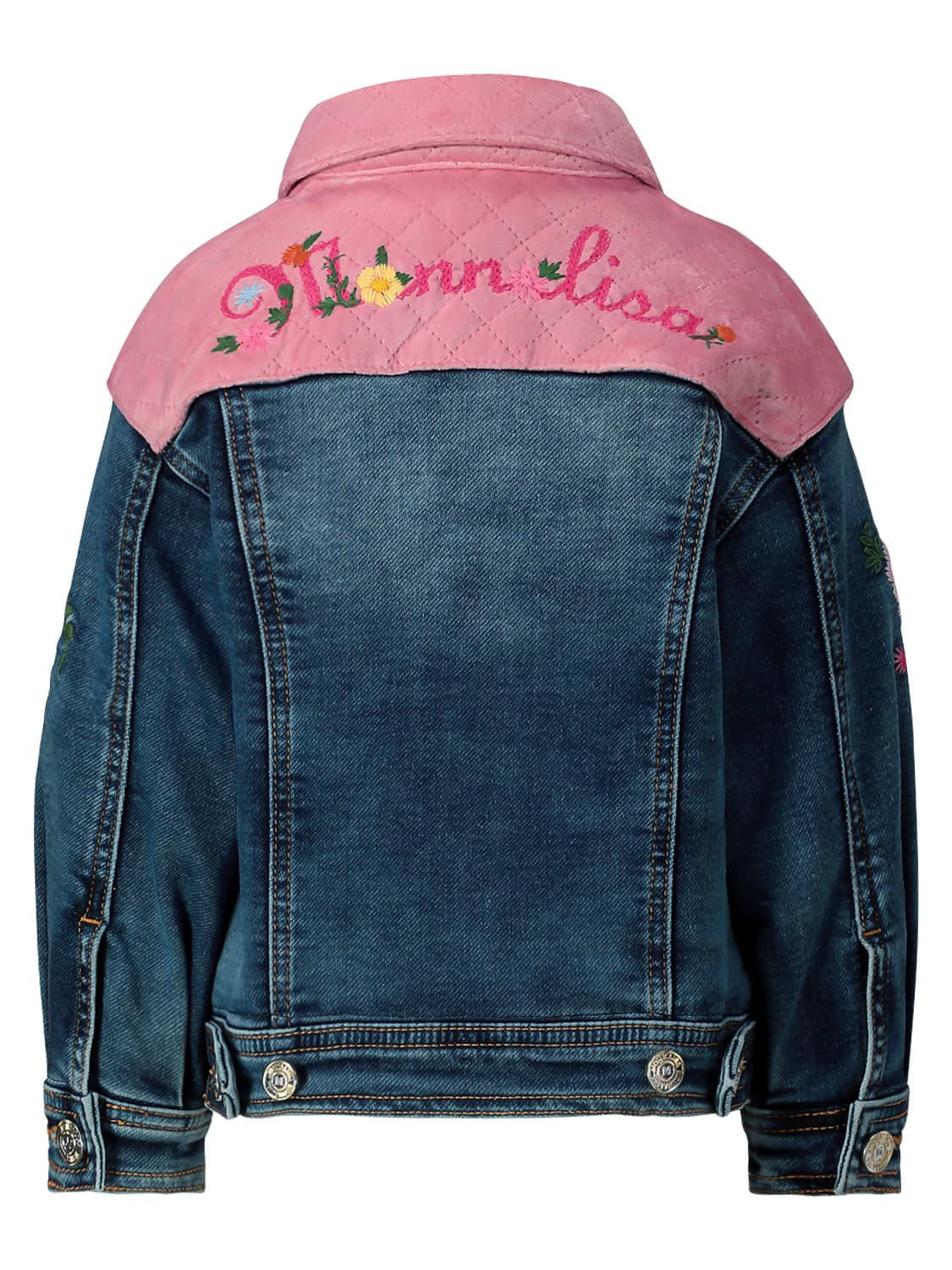 Monnalisa Kids jacket Blue in Blue 6600840174-4.jpg | NICKIS.com