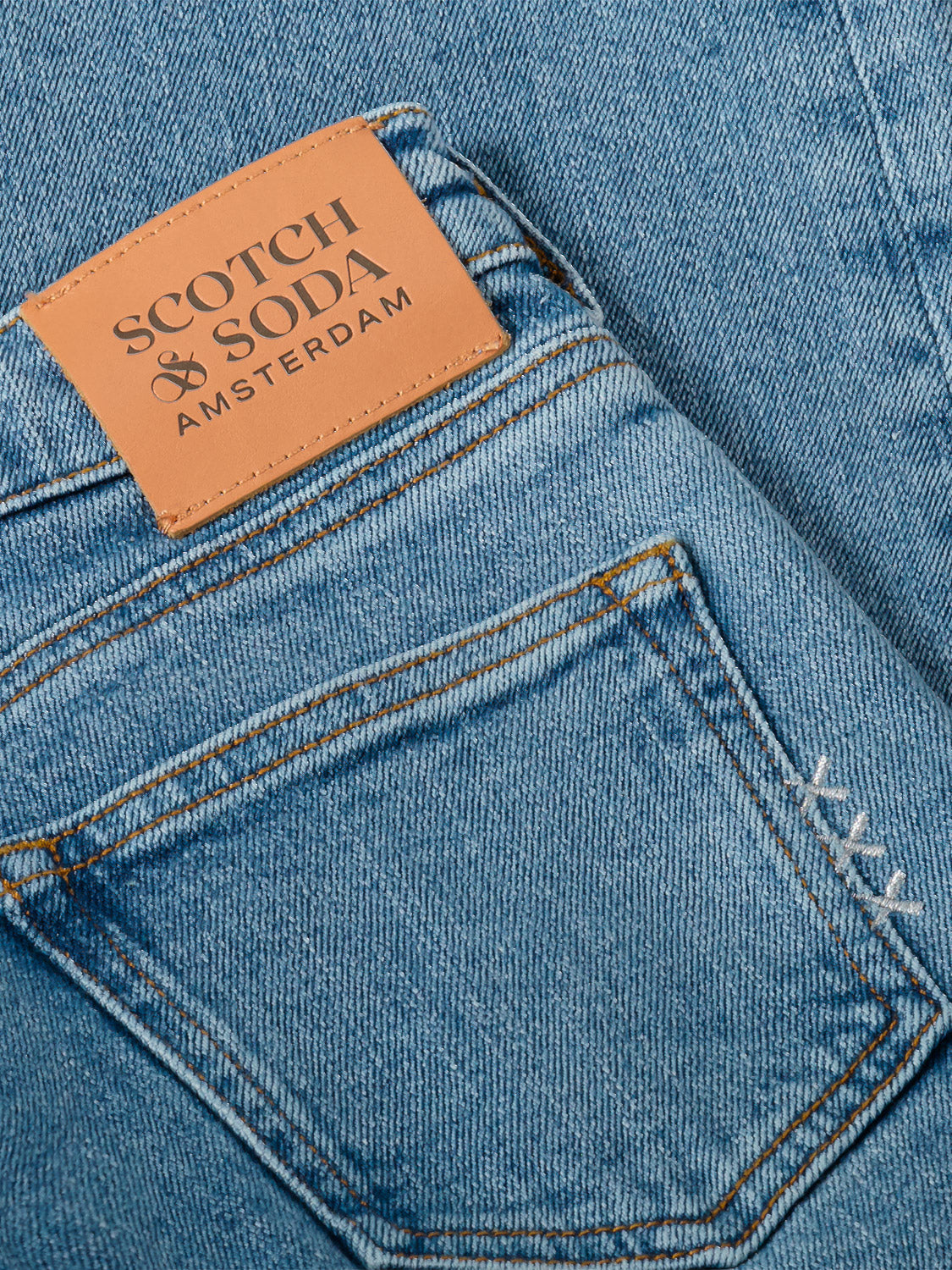 Scotch & Soda Kids jeans The Tide balloon fit jeans — Intergalactic Blue in Blue 6600957486-7.jpg | NICKIS.com